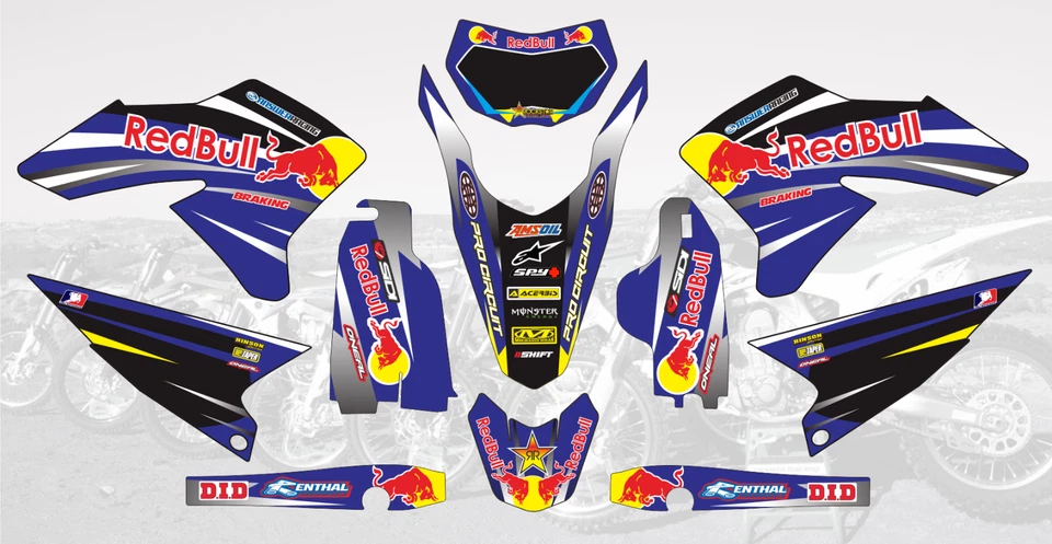 5471 GRAPHICS KIT FOR YAMAHA WR 250 R WR250R 2008 Foto 1 de 1