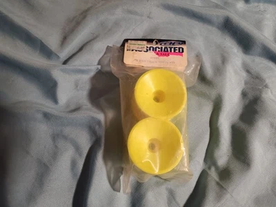 Team Associated Part Front Dish Truck Wheel Yellow 7850 - Image 1 of 3