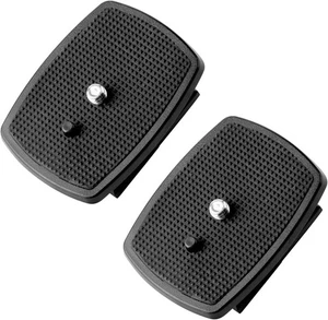 Paquete de 2 placas QR (43X43mm) placa de liberación rápida de repuesto para trípodes Velbon CX-4 - Imagen 1 de 3