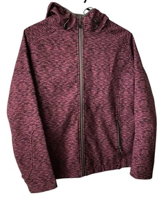 Chaqueta cortavientos Stillwater Supply Co para mujer con capucha forrada de lana cremallera completa grande - Imagen 1 de 8