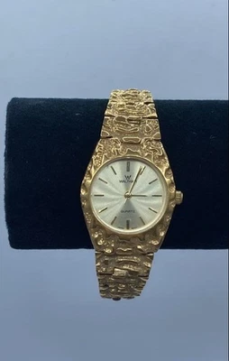 Reloj Mujer Waltham 25mm Vintage Retro Pepita Tono Dorado Cuarzo S. Acero 43g Foto 1 de 4