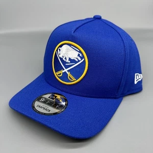 Buffalo Sabres New Era 9Fifty A-Frame Adjustable SnapBack Royal Blue Cap Hat NWT - Picture 1 of 6
