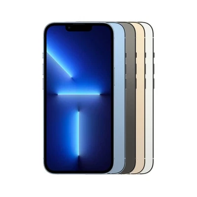 Apple iPhone 13 Pro Max 128GB 256GB 512GB 1TB Blue Silver Gold Black - Good - image 1 of 3