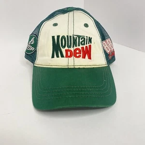 Mountain Dew Dale Earnhardt Jr Hat #88 NASCAR Adjustable Used Baseball Cap Green - Picture 1 of 8