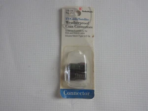 TV Cable/Satellite Radio Shack 278-236 ( 2)Coax Connectors - Picture 1 of 4