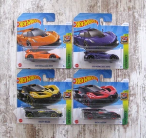 2 x Hot Wheels 2020 Koenigsegg Jesko & 2 x Bugatti Bolide HW Exotics Set - Bild 1 von 6