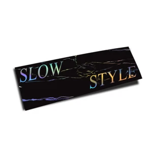 OFFICIAL TOUGE NATION "SLOW STYLE" CLASSIC JDM SLAP STICKER (RAINBOW HOLO) - Picture 1 of 1