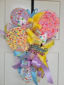 Hello Spring Swag Wreath | Spring Decor | Front Door Wreath | Porch Decor Ideas - Picture 1 of 5