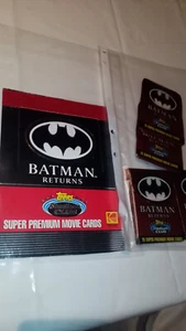 Batman Returns Super Premium Movie Cards Topps Komplett-Set 1-99 v. 1992  selten - Zdjęcie 1 z 5