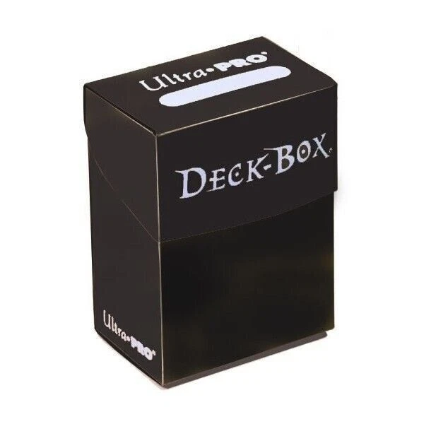 Ultra Pro 80 Card Deck Box - Black