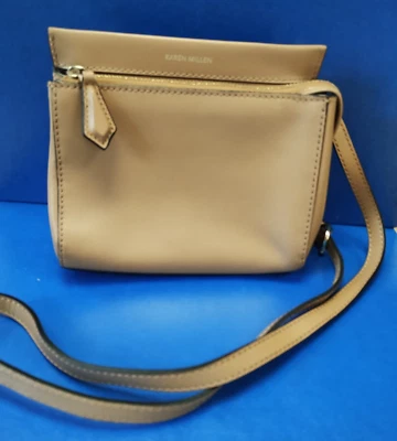 Karen Millen small Cross Body Shoulder Bag in lovely tan leather - Image 1 of 4