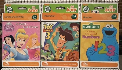 Set Of 3 LeapFrog Tag Junior Reader Books - Disney - TOY STORY - Sesame Street - Image 1 of 2