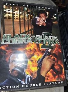 BLACK COBRA + BLACK COBRA II (DVD, 2007, Slim Case, Fred Williamson) NEW Sealed! - Picture 1 of 1