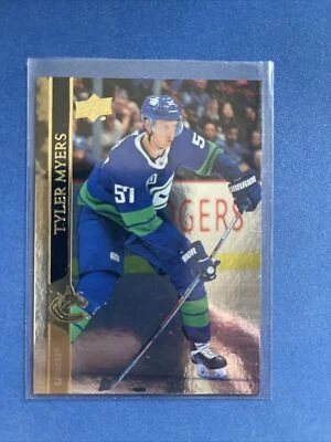 2020-21 Upper Deck Silver Foil Parallel 177 Tyler Myers Vancouver Canucks - Image 1 of 2