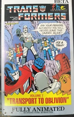 The Transformers "Transport to Oblivion" Volume 7 Beta Cassette Tape VERY RARE! - Image 1 of 4