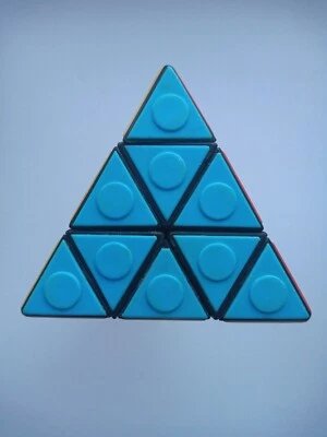 Vintage puzzle rubik's pyramid USSR original 1980,for people with limited vision - Image 1 of 4