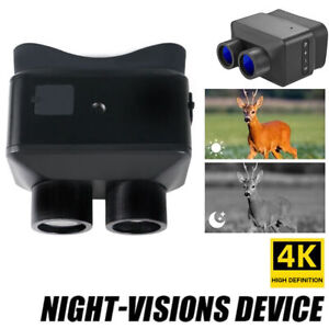 Mini 4K Binocular Night Vision Device Telescope 5X Zoom Digital Wildlife Hunting