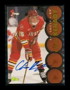 Vintage 1995 CLASSIC 5 SPORT AUTOGRAPH Hockey Trading Card CHRIS KENADY Blues