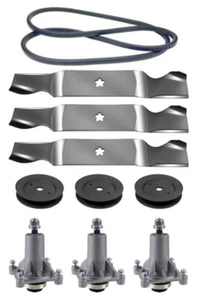 Ariens 54" Lawn Mower Deck Parts Kit Spindles Blades Belt Pulleys FREE Shipping - Picture 1 of 1