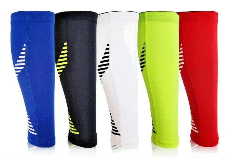 Calf Leg Compression Sleeve Sport Shin Pain Splints Cramp Support Running Socks - Image 1 of 4