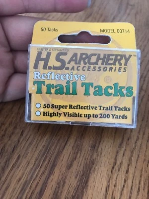 Reflective Trail Tacks 1 ea  Package of 50 Tacks Ships N 24h - Image 1 of 3