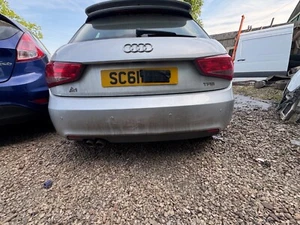 AUDI A1 2010-2015 3 DOOR PRE FACELIFT Rear Bumper in Silver LZ7W - Picture 1 of 3