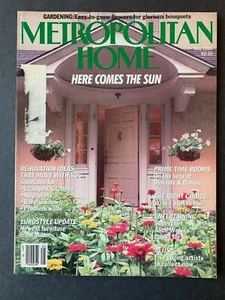 Metropolitan Home Magazine May 1985 1980's Lifestyle Recipes Ads - Foto 1 di 9