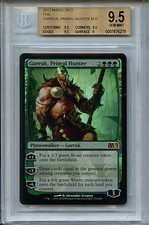 MTG Garruk Primal Hunler BGS 9.5 2013 M13 Mystic Foil Magic Card Amricons 6279