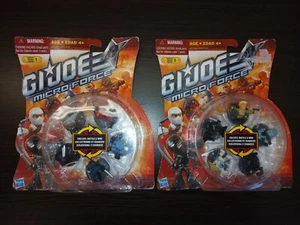 GI JOE MICRO FORCE FIGURE LOT OF 2 NEW IN BOX 10 FIGURE SERIES 1 HASBRO - Bild 1 von 2