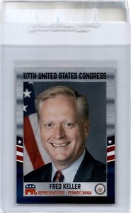 2021 United States Congress Fascinating Cards Chrome Penn  Fred Keller