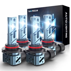 6000K LED Headlight Bulbs High&Low Lights For Honda Civic Sedan 4-Door 2004-2015 - Picture 1 of 12