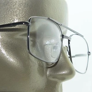Gafas de lectura bifocales cuadrado aviador años 80 marco gris brillante + lente 1,75 - Imagen 1 de 1