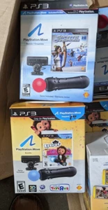 SEALED PlayStation 3 PS3 Move Starter Bundle Motion Controller+ Camera+Choose Gm - Picture 1 of 10