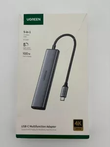 UGREEN 5 in 1 USB C Hub 4K HDMI USB HUB 100W Multiport Adapter für MacBook iPad - Bild 1 von 11