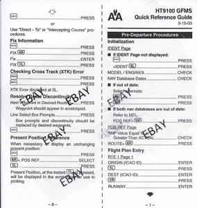 Guía de referencia rápida de procedimientos previos a la salida de American Airlines marzo/2000. - Imagen 1 de 3