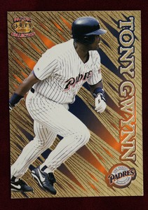 Tony Gwynn Gold Parallel 1996 Pacific Prisms Collection Card #P61 HOF Padres