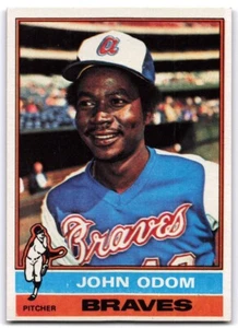 1976 Topps John Odom Atlanta Braves #651 - Imagen 1 de 2