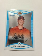 2008 Topps Baseball Card 1st Bowman Chrome. Joe Mahoney   BCP183