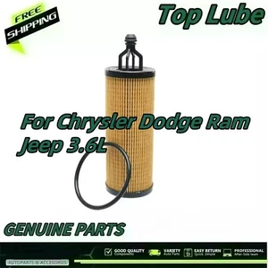 Engine Oil Filter Cartridge for Chrysler Dodge Ram Jeep 3.6L Penastar New - Picture 1 of 9