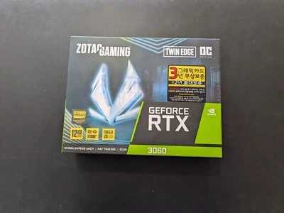*Box Only* “Zotac, Geforce RTX 3060” box with internal packaging - Image 1 of 4