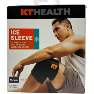 KT Health Ice Sleeve - XL/2XL SEALED GEL SLEEVE (QTY. 1) Reduced Swelling NEW! - Picture 1 of 4
