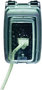 3-1/8" 1-GANG KLAR WETTERFEST STECKDOSENABDECKUNG (INTERMATIC INC - WP1010C) - Bild 1 von 1