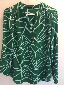 Zac & Rachel Green Blouse - Picture 1 of 5