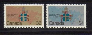 1984 Canada SC# 1030-1031 - Papal Visit, Church Lot# 153 M-NH - Picture 1 of 1