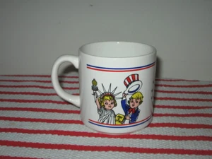 Taza Campbell's Soups Salute America Patriotic 10 oz 1976 - Imagen 1 de 7
