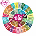 Rainbow Dust PROGEL 25g Edible Food Colour Sugarcraft Sugarpaste Cake Decorating