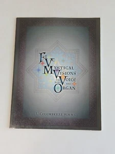 Music Book FIVE MYSTICAL VISIONS for Solo Voice & Organ ~ L. Columbkille Simms - Foto 1 di 10