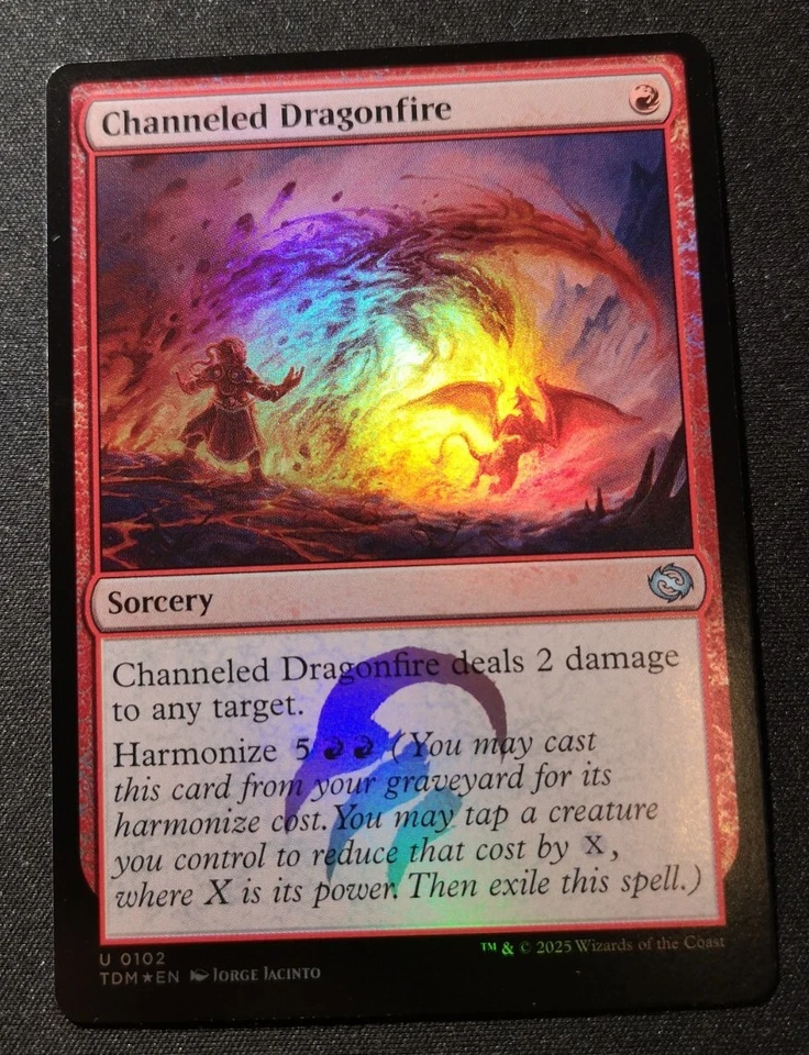 Channeled Dragonfire - Foil - TDM - MTG - EN - NM - 0102 - Image 1 of 1