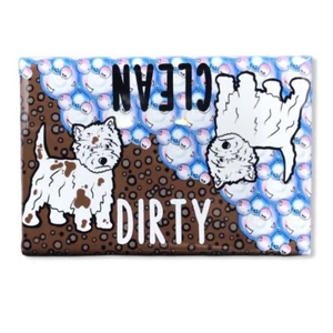 West Highland White Terrier Dog Dishwasher Magnet Kitchen Cleaning Accessories - Picture 1 of 12