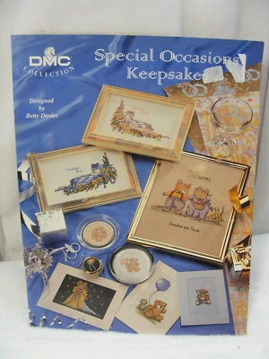 SPECIAL OCCASIONS KEEPSAKES DMC COLLECTIONS BY BETTY DAVIES CROSS STITCH DESIGNS - Image 1 of 4